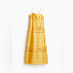H&M Eyelet-Embroidered Strappy Dress